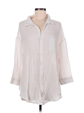 Kona Sol 3/4 Sleeve Button-Down Shirt (view 1)