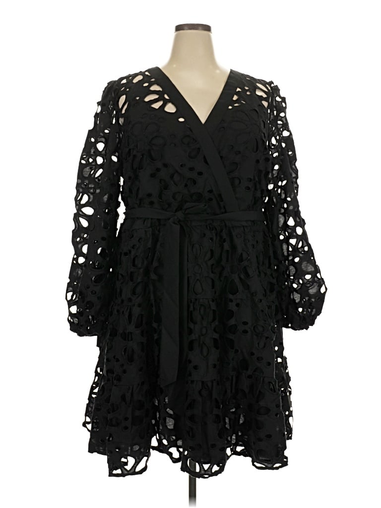 Pre-owned Eloquii Cocktail Dress In Black