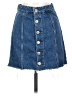 Aero 100% Cotton Blue Denim Skirt Size 00 - photo 1
