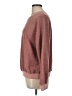 Listicle Solid Pink Pullover Sweater Size L - photo 5