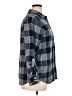 Lands' End 100% Cotton Plaid Blue 3/4 Sleeve Button-Down Shirt Size XL - photo 4