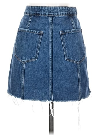 Aero Denim Skirt (view 2)