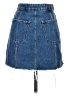 Aero 100% Cotton Blue Denim Skirt Size 00 - photo 2