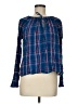 Gap 100% Cotton Blue Long Sleeve Blouse Size M - photo 1