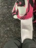 DKNY 100% Silk Color Block Floral Graphic Pink Cocktail Dress Size L - photo 8