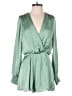 Mi ami 100% Polyester Solid Green Romper Size S - photo 1