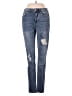 YMI Hearts Blue Jeans Size S - photo 1