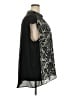 Worthington Paisley Black Short Sleeve Blouse Size 2X - photo 4