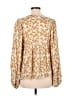 Solitaire 100% Rayon Gold Long Sleeve Blouse Size M - photo 2