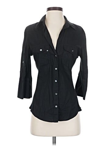 James Perse 3/4 Sleeve Button-Down Shirt (view 1)