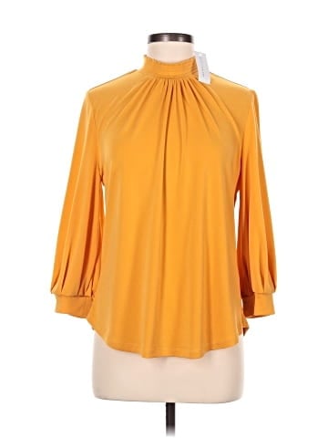 7th Avenue Design Studio New York & Company 3/4 Sleeve Blouse (view 1)