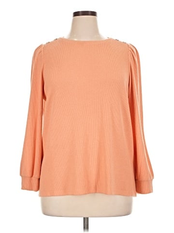 LC Lauren Conrad 3/4 Sleeve T-Shirt (view 1)