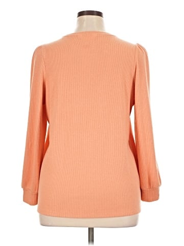 LC Lauren Conrad 3/4 Sleeve T-Shirt (view 2)