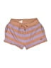 Roxy Stripes Purple Athletic Shorts Size XS - photo 1