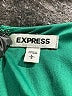 Express 100% Polyester Solid Green Casual Dress Size L - photo 7