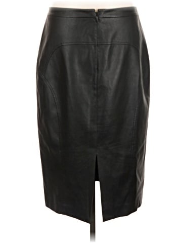 BCBGMAXAZRIA Faux Leather Skirt (view 2)