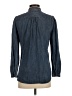 J.Crew Blue Long Sleeve Button-Down Shirt Size 2 - photo 2
