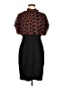 Mignon 100% Polyester Polka Dots Black Cocktail Dress Size 12 - photo 1