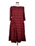 Calvin Klein Plaid Red Casual Dress Size 20 - photo 1