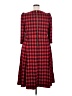 Calvin Klein Plaid Red Casual Dress Size 20 - photo 2