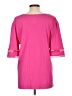 Ruby Rd. 100% Cotton Pink Short Sleeve T-Shirt Size L - photo 2