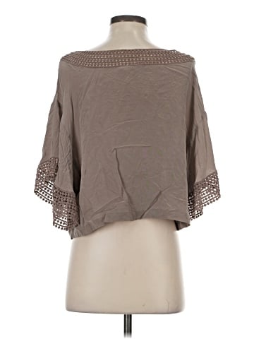 The Addison Story Short Sleeve Silk Top (view 2)