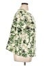 J.Jill Tropical Ivory Short Sleeve Blouse Size XL - photo 4