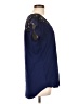 Express 100% Polyester Blue Short Sleeve Blouse Size L - photo 4