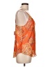 Lavender Brown 100% Polyester Orange Tank Top Size L - photo 4