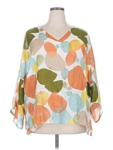 Suzanne Betro 3/4 Sleeve Blouse (view 1)