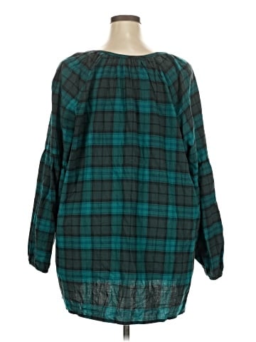 Woman Within 3/4 Sleeve Blouse (view 2)