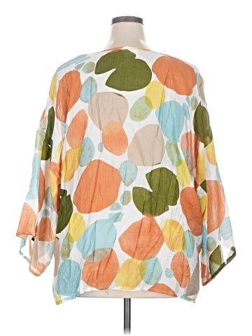 Suzanne Betro 3/4 Sleeve Blouse (view 2)