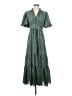 Max Studio 100% Polyester Green Casual Dress Size S - photo 1