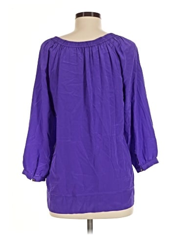 Shoshanna 3/4 Sleeve Silk Top (view 2)
