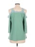 AndTheWhy Green 3/4 Sleeve Blouse Size M - photo 2