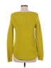 Ann Taylor LOFT Solid Yellow Pullover Sweater Size M - photo 2