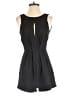 ANGL 100% Polyester Solid Black Romper Size S - photo 1