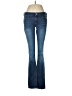 Express Jeans Hearts Blue Jeans Size 4 - photo 1