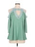 AndTheWhy Green 3/4 Sleeve Blouse Size M - photo 1