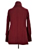 Suzanne Betro 100% Polyester Burgundy Turtleneck Sweater Size XL - photo 2