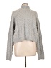 Pink Rose Gray Turtleneck Sweater Size L - photo 1