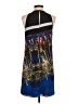 Clover Canyon 100% Polyester Graphic Black Cocktail Dress Size S - photo 2