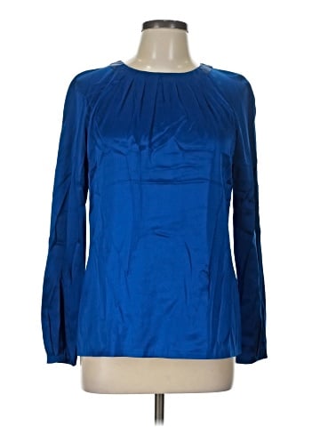 Pendleton Long Sleeve Silk Top (view 1)