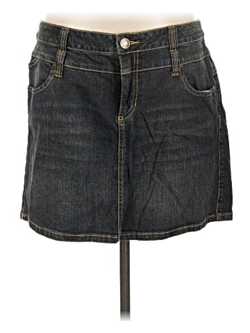 Route 66 Denim Skirt (view 1)