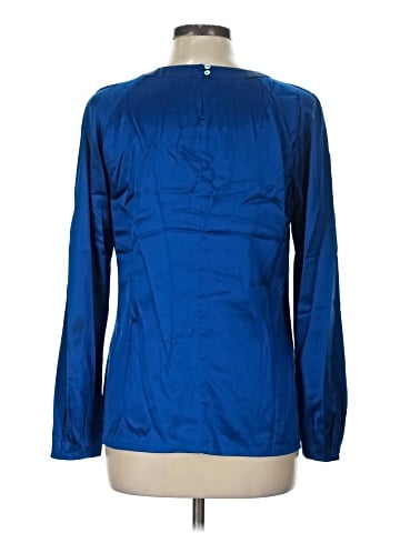 Pendleton Long Sleeve Silk Top (view 2)