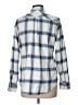 Weatherproof Plaid Blue Long Sleeve Button-Down Shirt Size L - photo 2