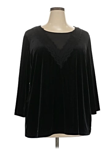 Rose + Olive 3/4 Sleeve Top (view 1)