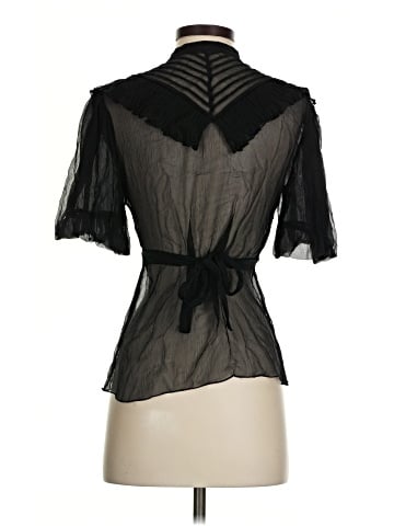 BCBGMAXAZRIA Short Sleeve Blouse (view 2)