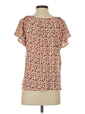 Ann Taylor LOFT Short Sleeve Henley (view 2)