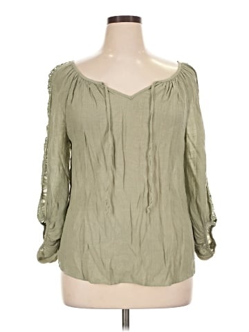 Unique Spectrum 3/4 Sleeve Blouse (view 1)